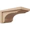 Ekena Millwork 7"W x 14"D x 7"H Wide Warren Rough Cedar Woodgrain TimberThane Corbel, Primed Tan CORUR07X14X07WARRCPR - alternate 1